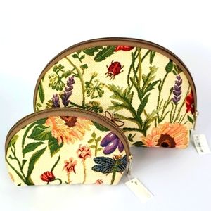 Signare Two-piece Cosmetic Pouch NWT